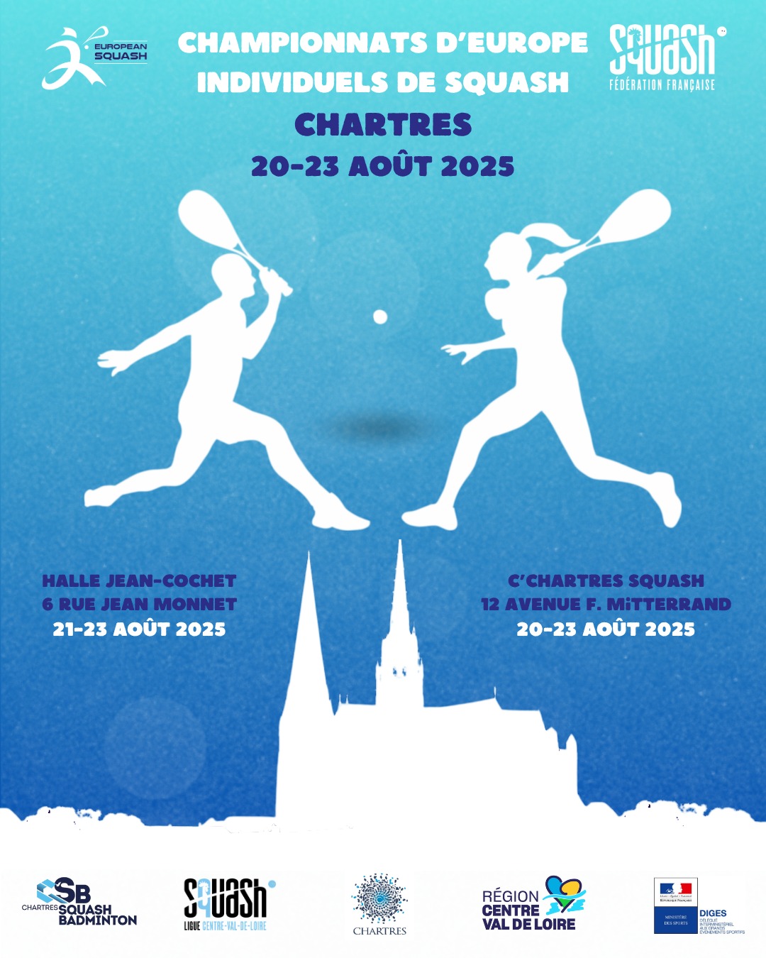 Championnats d’Europe Individuels Squash 2025 – Bénévoles 🏆